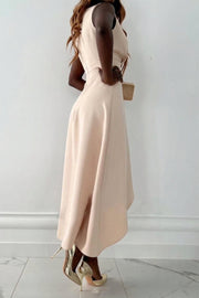 Mandy - Midi Wrap Dress with V-Neck