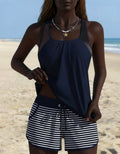 Nikita™ | Striped Simple Tankini Boxer