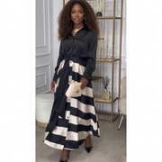 Yvonne | Striped Maxi Dress