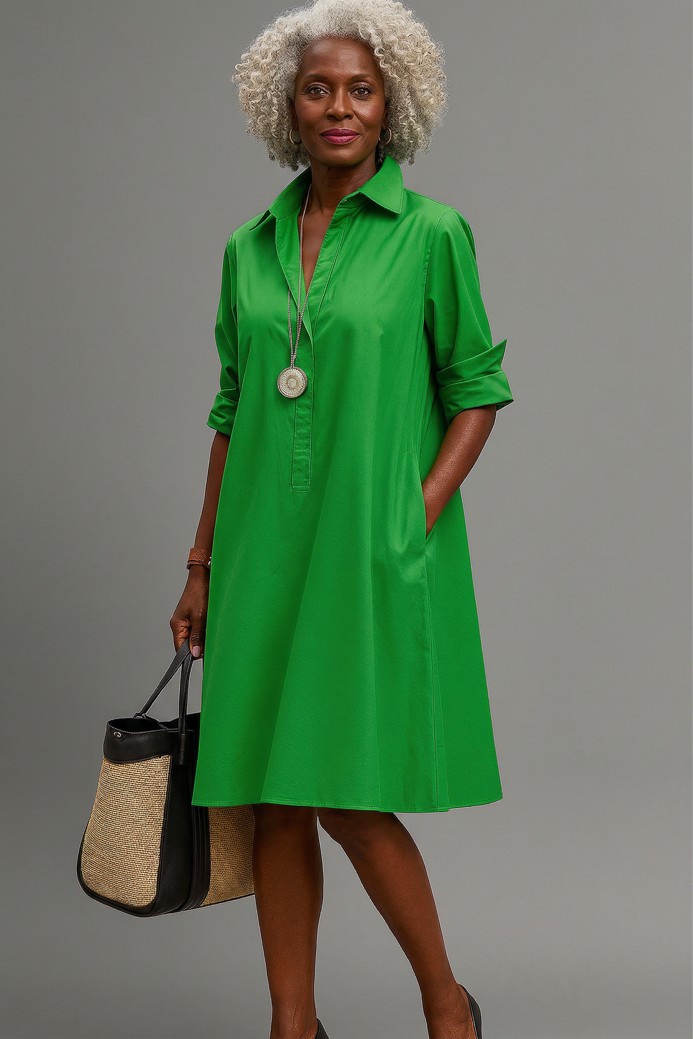 Riley™ | Sophisticated Midi Dress