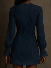 Debbie | Suede Mini Dress