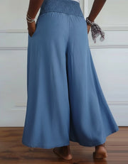 Jaspar | Flowy Smocked Waist Pants