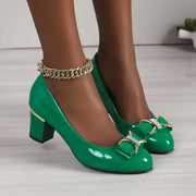 Evelyn | Classic Bow Heels