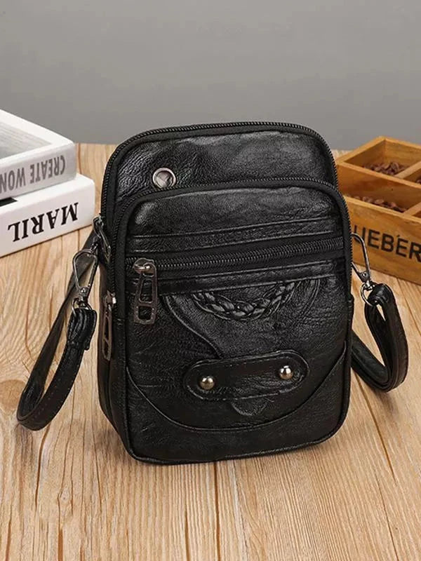 Vellana - Vintage Leather Crossbody Bag