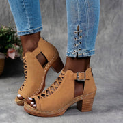 Nessa | Lattice-Heel Sandals
