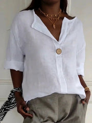 Luna - Casual V-Neck Blouse
