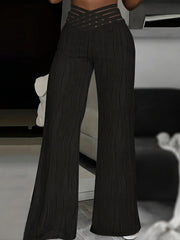 Emma | High Waist Crisscross Trousers
