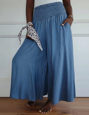 Jaspar | Flowy Smocked Waist Pants