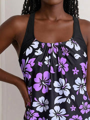 Elenae | Tankini Set with Floral Print