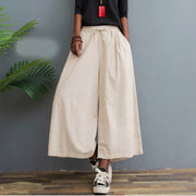 AMELINA – PLEATED LINEN COMFORT FIT PANTS