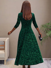Denice | Velvet Elegant Dress