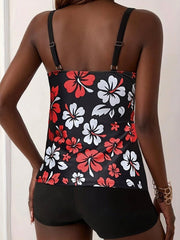 Elenae | Tankini Set with Floral Print