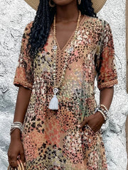 Maya™ Vibrant Midi Dress