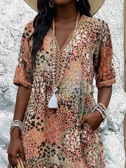 Maya™ Vibrant Midi Dress