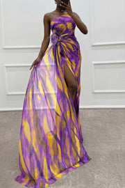 Lorna | Vibrant Draped Dress