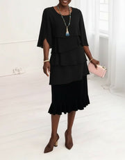 Patricia | Elegant Comfort Ruffle Dress