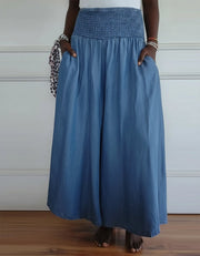 Jaspar | Flowy Smocked Waist Pants