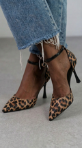 LEOPARD PRINT COURT SHOE