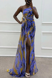 Lorna | Vibrant Draped Dress