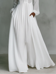 Serena | Flowing Button-Front Maxi Dress