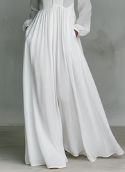 Serenae | Flowing Button-Front Maxi Dress