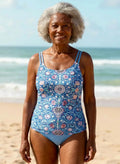 Madylyn | Vibrant Swimsuit Tankini with Boxer Set