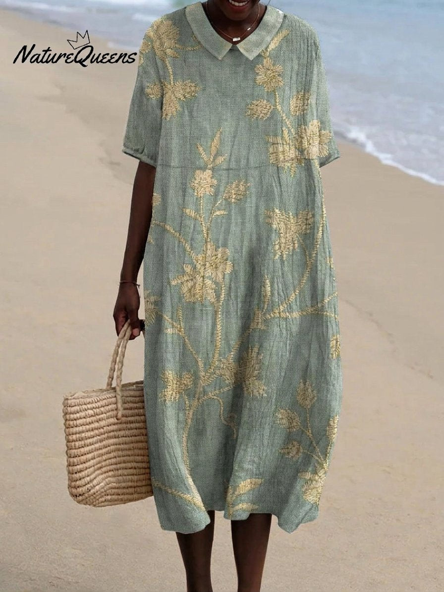 Merelz - Vintage Flower Dress