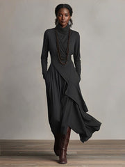 Natalie | Elegant Draped Dress