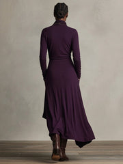 Nathalie | Elegant Draped Dress