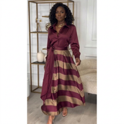 Yvonne | Striped Maxi Dress