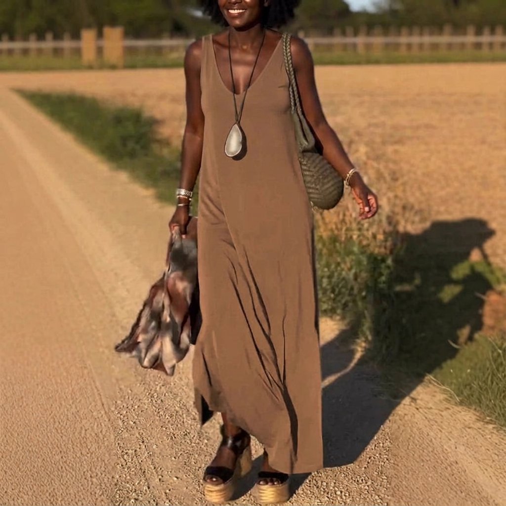 Selmae - Casual Sleeveless Dress