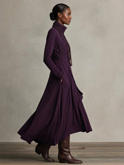 Nathalie | Elegant Draped Dress