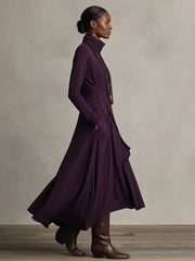 Nathalie | Elegant Draped Dress