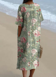 Linae - Vintage Floral Dress