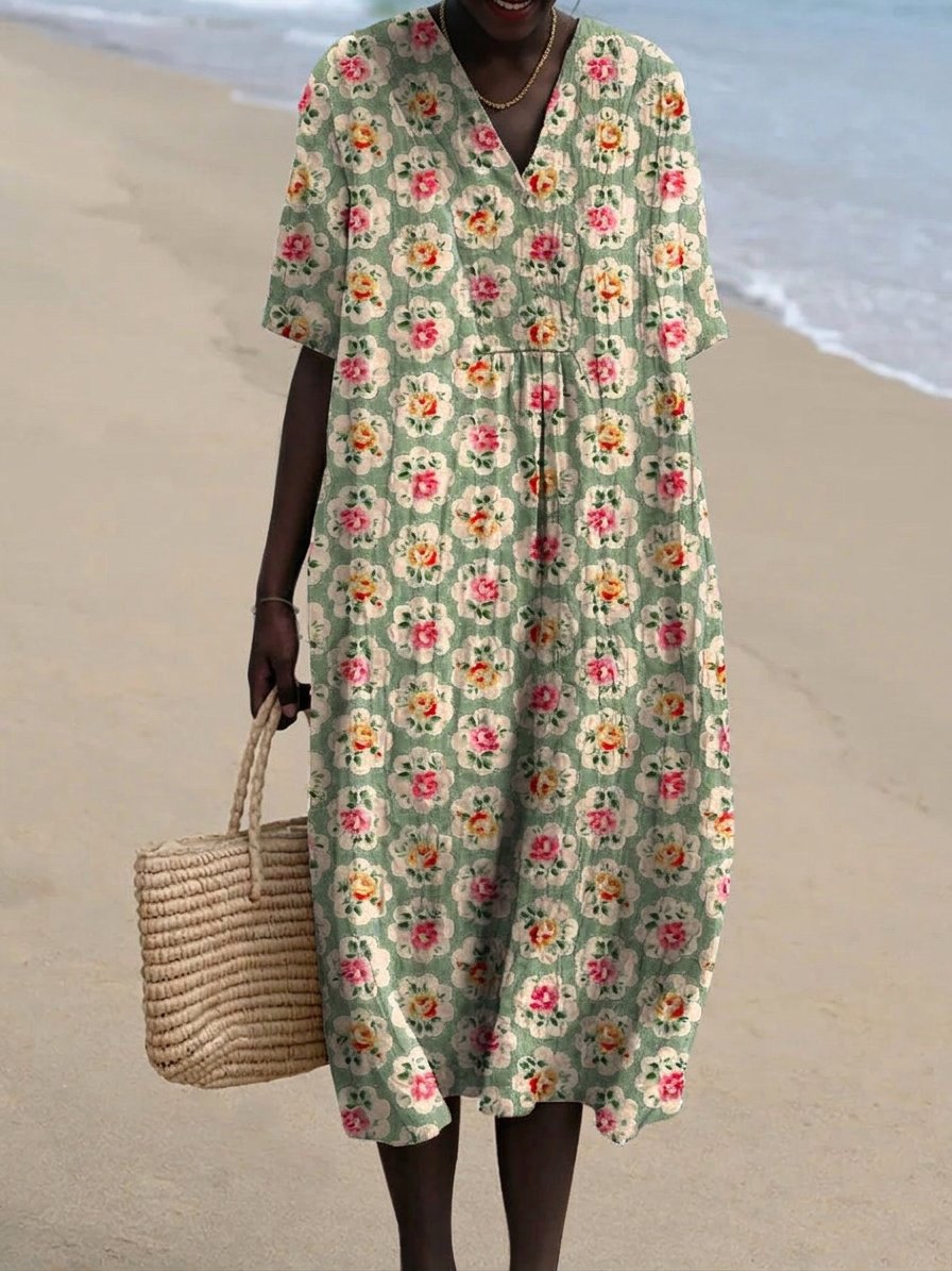 Femme - Vintage Floral Dress
