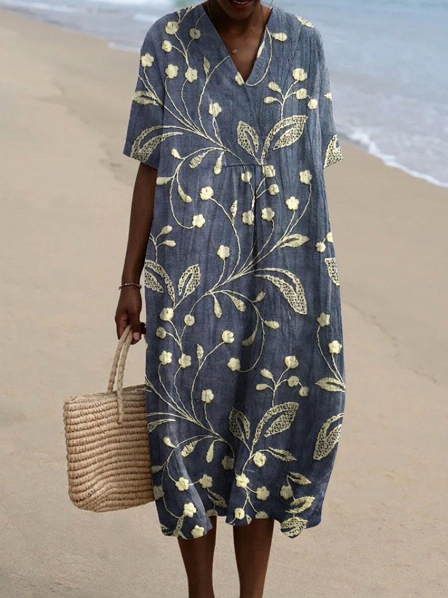 Lieke - Vintage Floral Dress