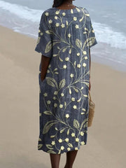 Enorae | Embroidered Flower Dress