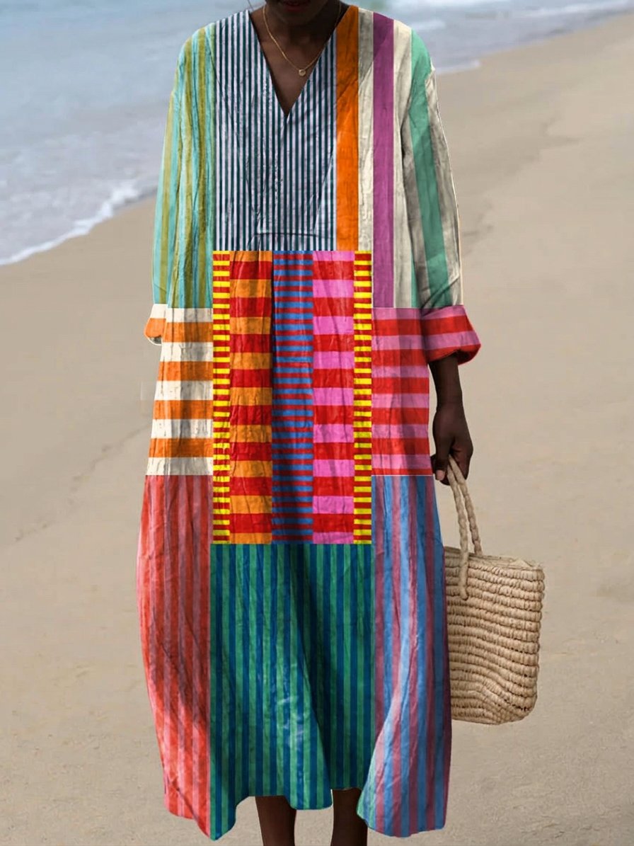 Lobke - Vintage Color Dress
